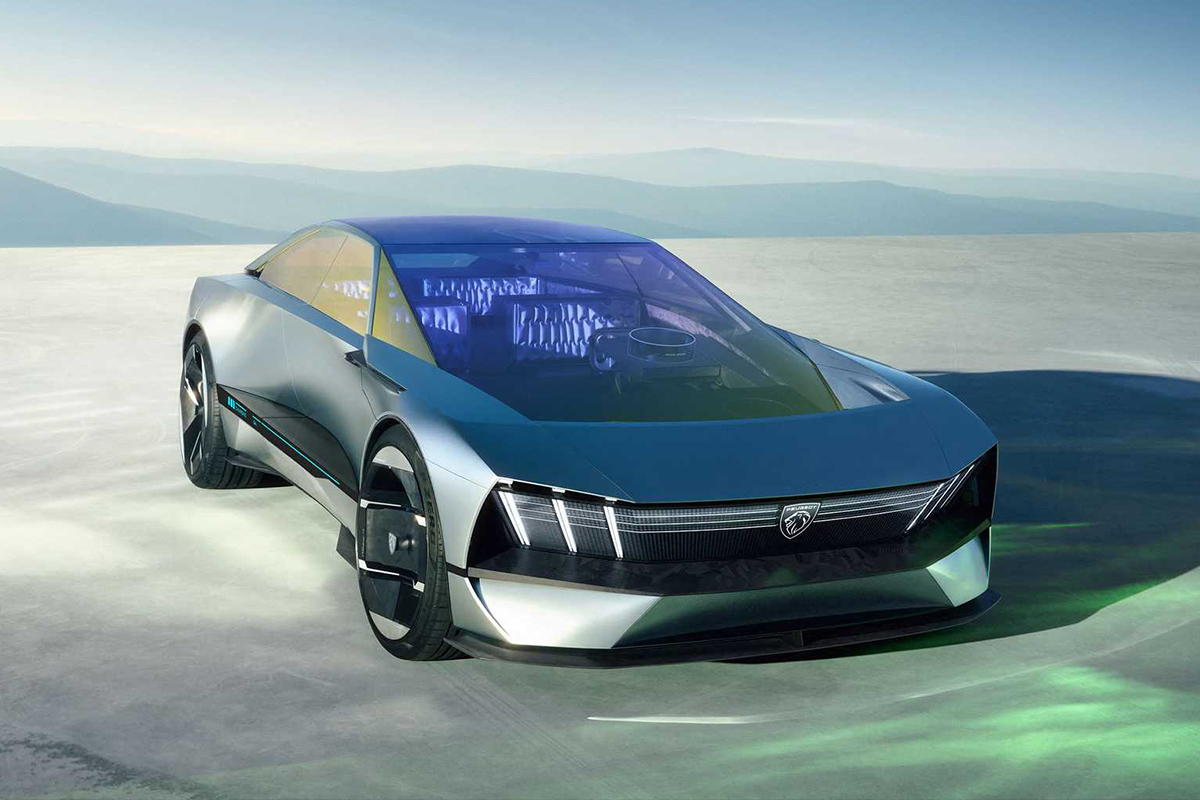 Peugeot Inception Concept รถยนต์ไฟฟ้าต้นแบบแห่งอนาคตในงาน CES 2023